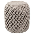Pouf cylindrique rond scandinave