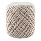 Pouf cylindrique rond scandinave