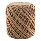 Pouf cylindrique rond scandinave