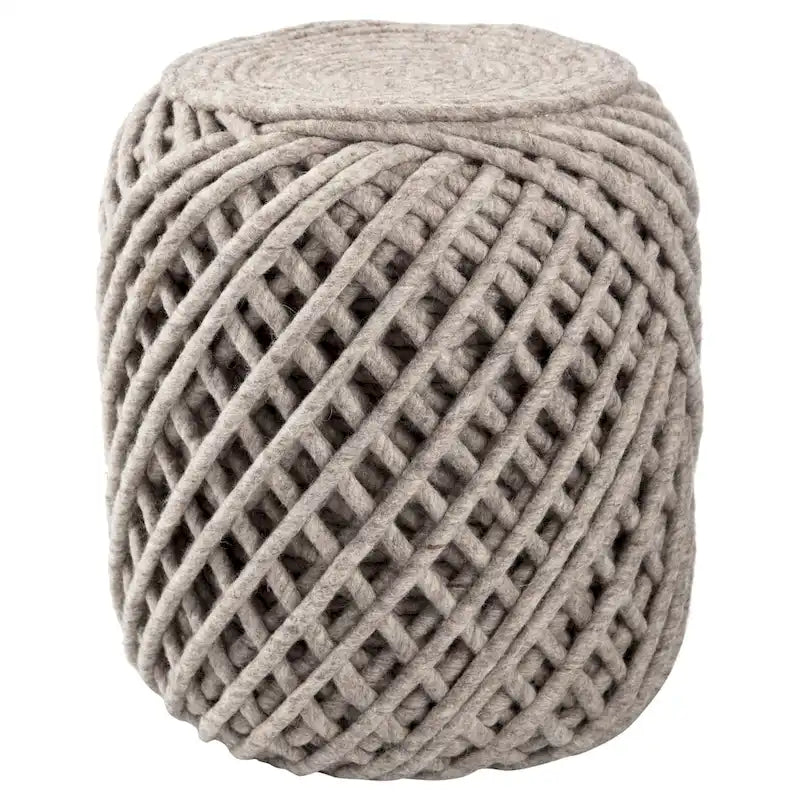 Pouf cylindrique rond scandinave
