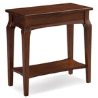 Table d'appoint étroite en bois gris