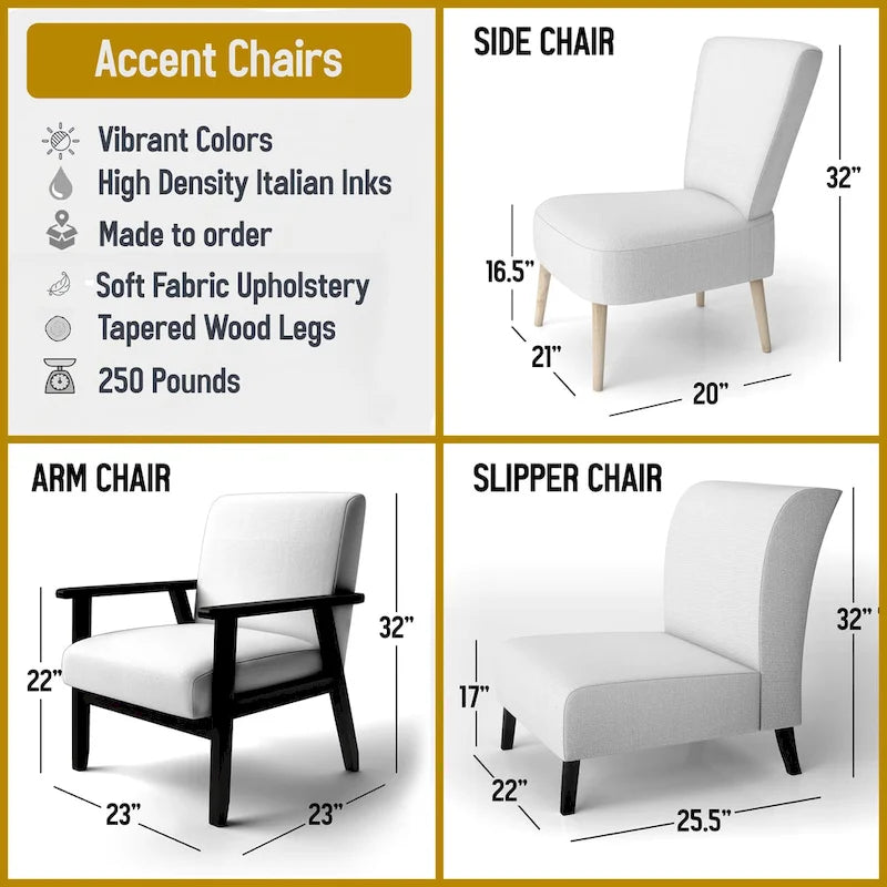 Fauteuil d'appoint abstrait rembourré jaune moutarde et gris vif II et fauteuil moderne et contemporain
