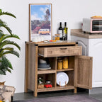 Buffet de rangement rustique avec portes coulissantes/Meuble de salle à manger et de cuisine moderne style ferme