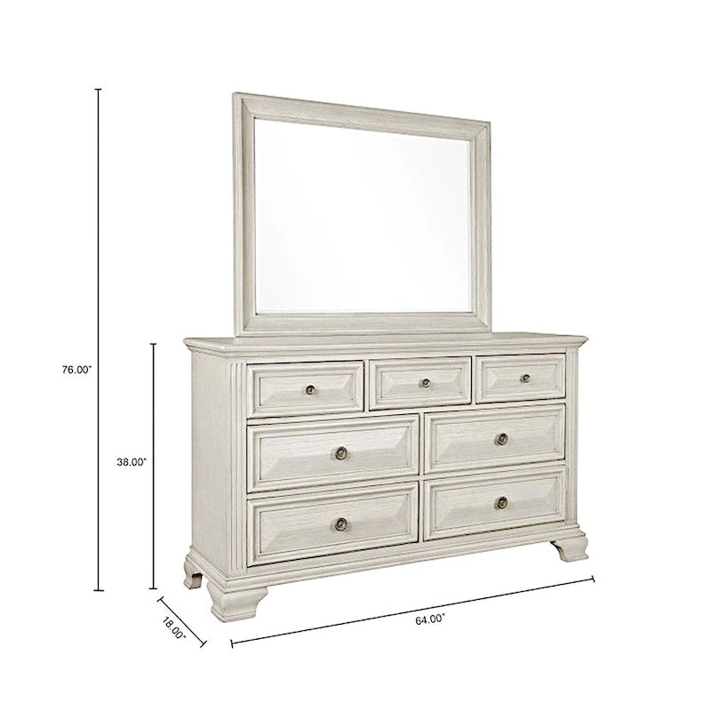 Table de chevet 1 tiroir en bois blanc et marron ébréché