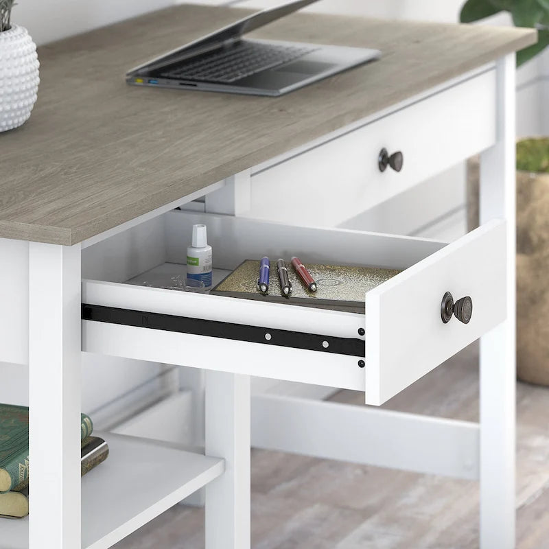 Bureau informatique Mayfield 54W avec organiseur de bureau