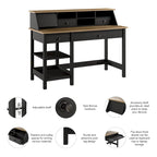 Bureau informatique Mayfield 54W avec organiseur de bureau