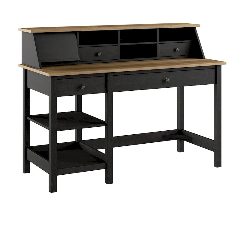 Bureau informatique Mayfield 54W avec organiseur de bureau