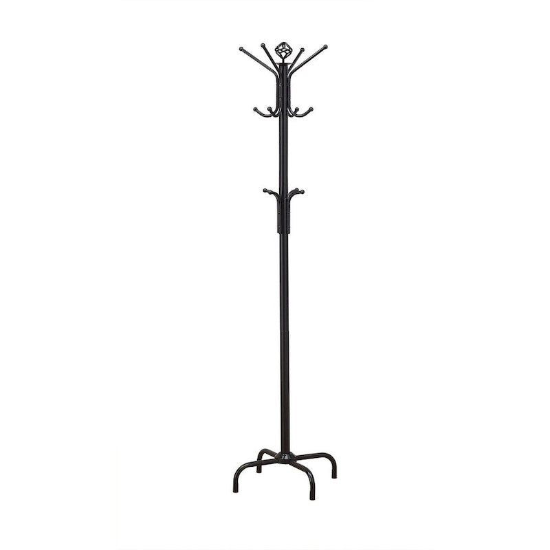 Porte-manteau Merlin en métal noir