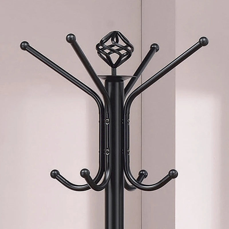 Porte-manteau Merlin en métal noir