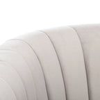 Fauteuil club pivotant capitonné - 28 L x 31 P x 30 H