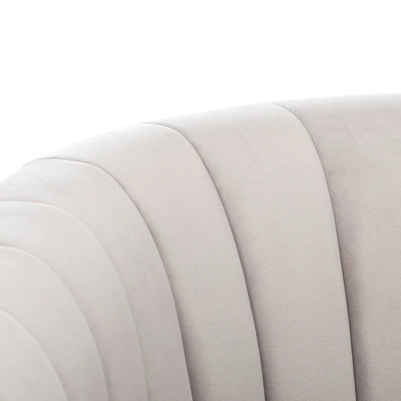 Fauteuil club pivotant capitonné - 28 L x 31 P x 30 H