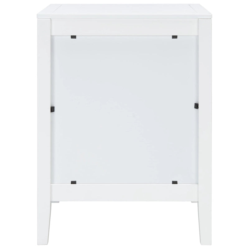 Table de chevet avec deux tiroirs