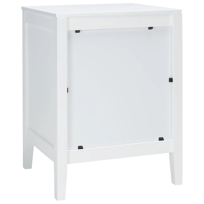 Table de chevet avec deux tiroirs