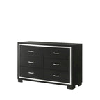 Ensemble de chambre à coucher en velours noir capitonné