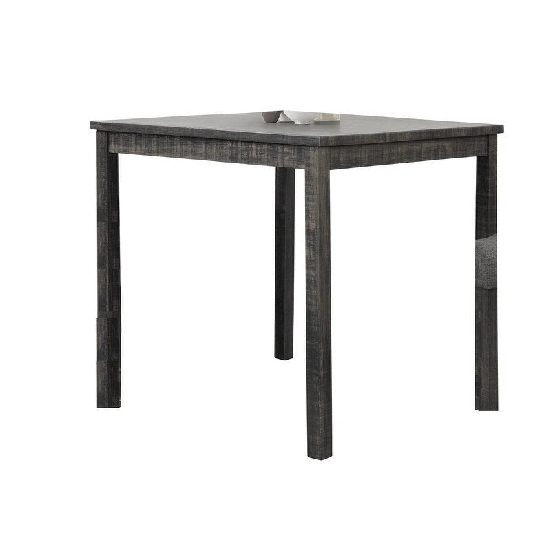 Table de salle à manger carrée, hauteur comptoir, style rustique et campagnard, 36 x 36 po