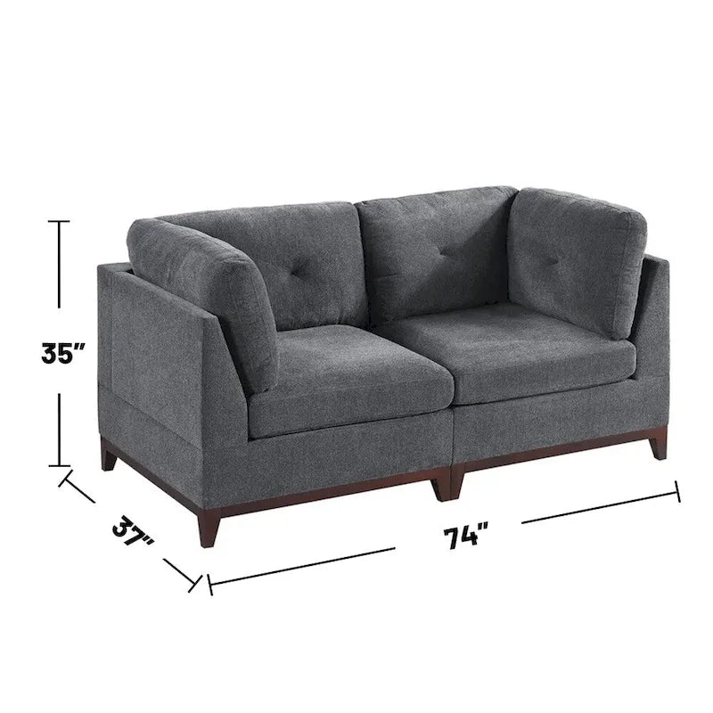 Canapé modulaire Chenille
