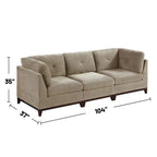 Canapé modulaire Chenille